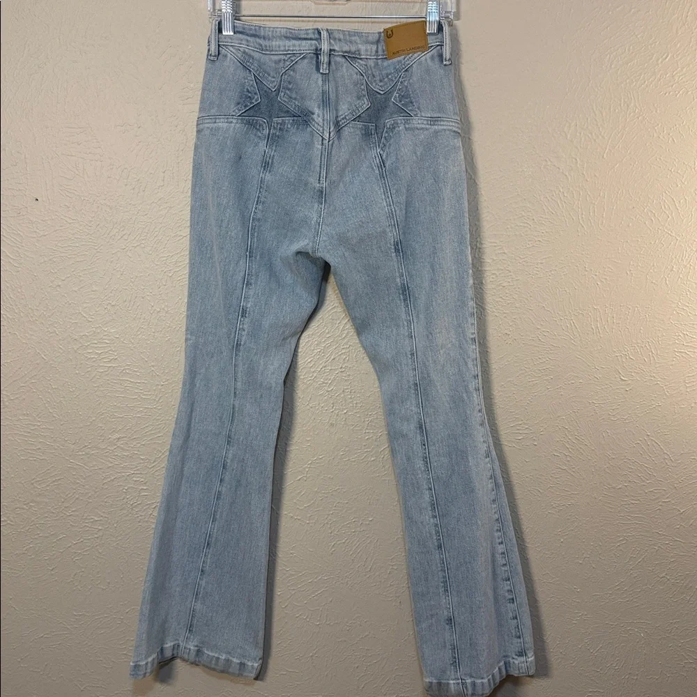 Light Blue Women's Jeans - Picture 3 of 4